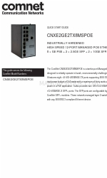 Comnet CNXE2GE2TX8MSPOE Краткое руководство по эксплуатации