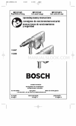 Bosch 11387 Посібник з експлуатації/техніки безпеки