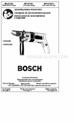 Bosch 1194AVSR - Hammer Drill 1/2in Dual Torque VSR Instrukcja obsługi/bezpieczeństwa