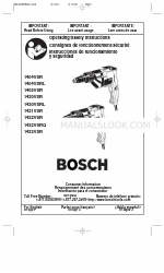 Bosch 1422VSRQ Operating/Safety Instructions Manual