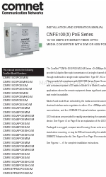 Comnet CNFESFPMCPOE60/M Manuale di installazione e funzionamento