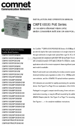 Comnet CWFE1002BPOEM/m Manuale di installazione e funzionamento