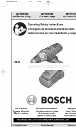 Bosch 18636 Руководство по эксплуатации/безопасности