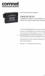 Comnet CWGE2SCM2 Manual de instalação e funcionamento