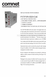 Comnet FVR10D2I1C4E Manual de instalação e operação