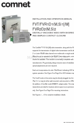 Comnet FVR1D1M1/M Manual de instalação e operação