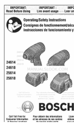 Bosch 24614 Manual de Instruções