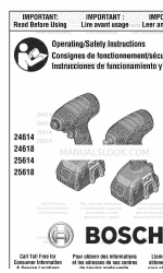 Bosch 24618 Manual de Instruções