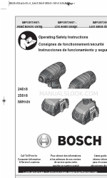 Bosch 24618 Manual de instruções de funcionamento/segurança