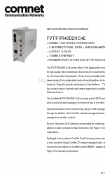 Comnet FVR40D2I1C4E Посібник з монтажу та експлуатації