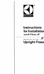 Electrolux TF1131 Инструкция по установке и использованию