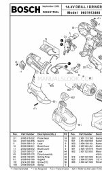 Bosch 33614 Lista części