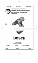 Bosch 33614 사용 설명서