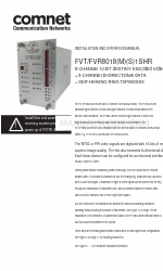 Comnet FVR1010SHR Manual de instalação e operação