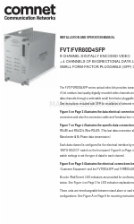 Comnet FVR80D4SFP Instrukcja instalacji i obsługi