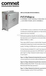 Comnet FVT4014 Manual de instalação e operação