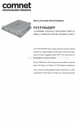 Comnet FVT40SFP Series Manual de instalação e operação