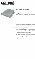 Comnet FVTR Installation And Operation Manual