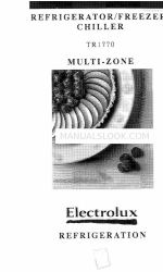 Electrolux TR1770 Multi-zone Manuel d'instructions