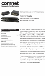 Comnet CLFEXCOAX Manual de instalación y funcionamiento