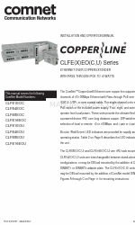 Comnet Copper Line CLFE16EOU Руководство по установке и эксплуатации