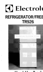 Electrolux TR926 Manual de instruções do utilizador