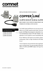 Comnet CopperLine CLRFE1EOCE/M Руководство по установке и эксплуатации