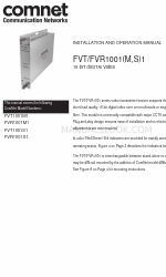 Comnet FVR1001 Series Руководство по установке и эксплуатации