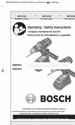 Bosch DDH361 Manual