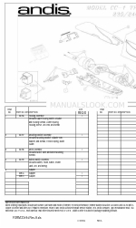 Andis CC-1 Elenco delle parti