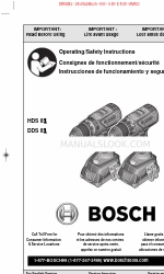 Bosch DDS183B Gebruiksaanwijzing/veiligheidsinstructies