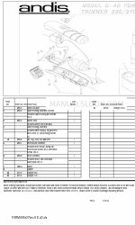 Andis D-4D Parts List