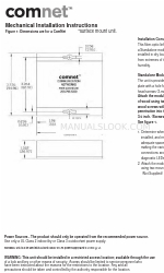 Comnet FVR11M Mechanische Installationsanweisungen