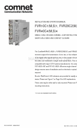 Comnet FVR20C2S2 Посібник з монтажу та експлуатації