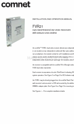 Comnet FVR21 Manuale di installazione e funzionamento