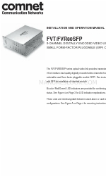 Comnet FVT80SFP Series Instrukcja instalacji i obsługi