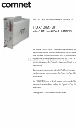 Comnet FDX4DM1A Посібник з монтажу та експлуатації