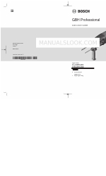 Bosch GBH 2-23 E Professional Manual Petunjuk Asli