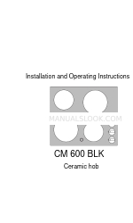 Electrolux CM 600 BLK Manuel d'installation et d'utilisation