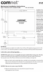 Comnet FVT15M2 Instrukcje instalacji