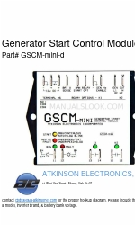 Atkinson Electronics GSCM-MINI Podręcznik