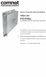 Comnet FVT Manual de instalación y funcionamiento