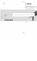 Bosch GBH 2-26 Professional Original Instructions Manual