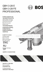 Bosch GBH 3-28 E Manual del usuario