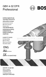 Bosch GBH 4-32 DFR Professional Manual