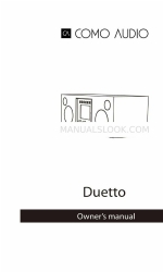 COMO AUDIO Duetto 소유자 매뉴얼