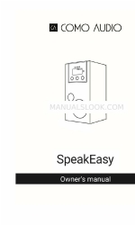 COMO AUDIO SpeakEasy Manuale d'uso