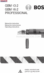 Bosch GBM 13-2 Manual de Instruções