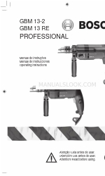 Bosch GBM 13-2 Manual de Instruções