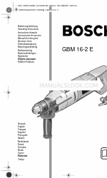 Bosch GBM 16-2 E Manuale di istruzioni per l'uso